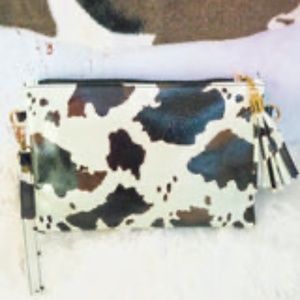 Get A Moove On Wristlet Tassel Pouch New in Package